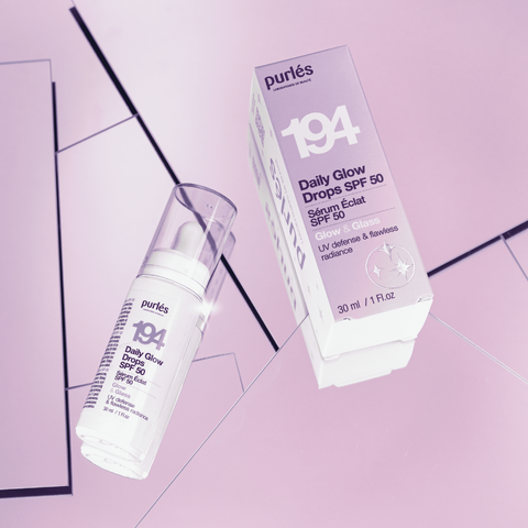 Purles 194 Picaturi pentru luminozitate cu SPF 50 si efect de "glass skin", 30 ml