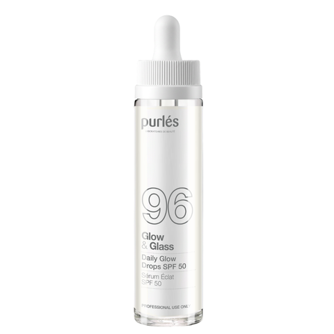 Purles 96 Picaturi pentru luminozitate cu SPF 50 si efect de "glass skin", 50 ml
