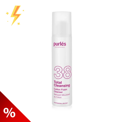 Purles 38 Demachiant Spuma Bumbac, 200 ml (lichidare)