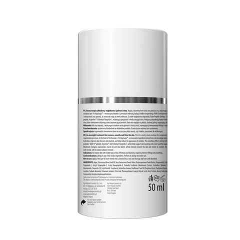 Crema de noapte hidratanta PDRN Ocean Lift pentru lifting si regenerare, 50 ml