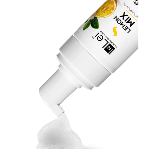 MOUSSE LEMON MIX - demachiant delicat pentru gene, sprancene si fata, 100 ml