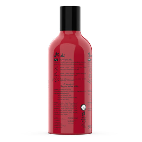 Gel de dus Fruit Shot cu cirese, 500 ml