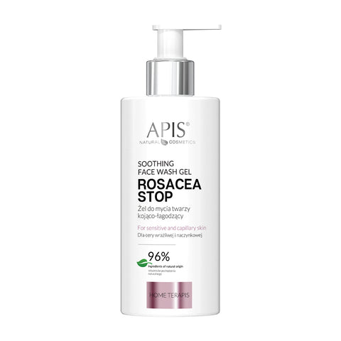 Gel calmant de curatare a tenului Rozacee-Stop, 300 ml