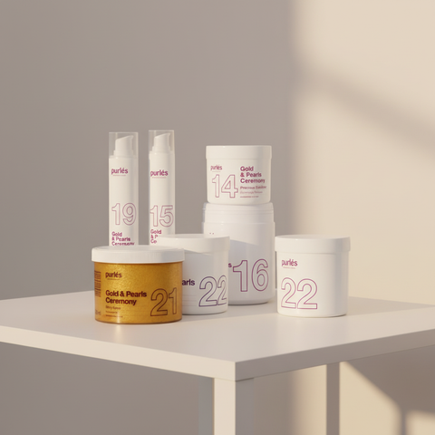 Kit complet Gold & Pearls Ceremony by Purles cu perle si aur