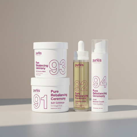 Kit complet Pure Rebalancing Ceremony by Purles pentru ten gras si mixt