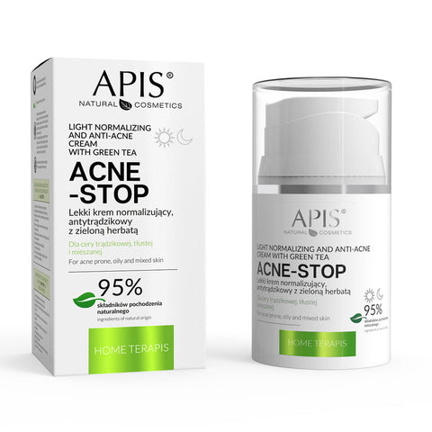 Kit complet Acne Stop by Apis pentru ten acneic, gras sau mixt