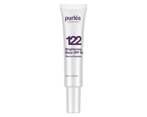 Mini 122 BRIGHTENING BASE SPF 50 - crema iluminatoare cu spf, 10 ml