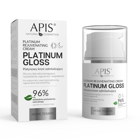 Crema cu efect de intinerire Platinum Gloss cu platina, 50 ml