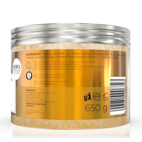 Sare de baie relaxanta Wealth of Honey cu turmeric si miere, 650 g